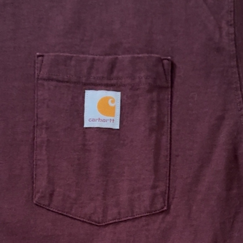 Carhartt Deep Maroon Loose Fit Shirt - Picture 5 of 8